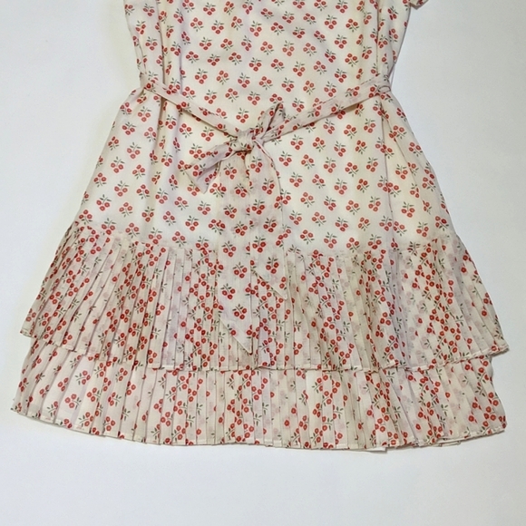 The East order cherries pleated dress - Picture 2 of 6